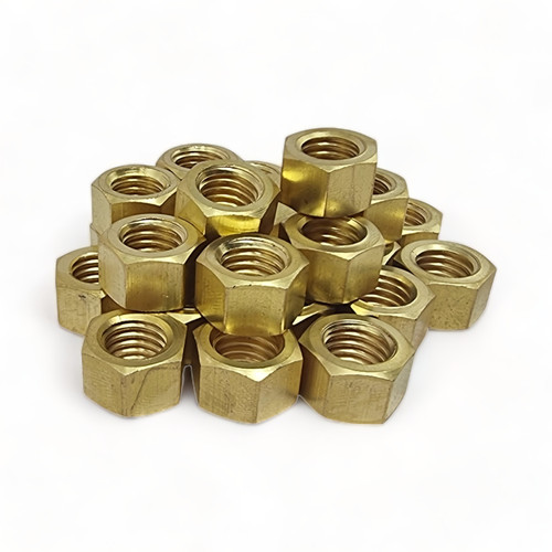 Brass exhaust manifold nuts - brass,