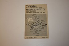 Timetable - London Country