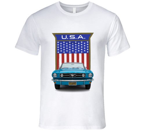 1965 mustang american flag - gt,