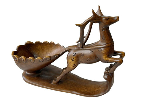 Reindeer elk deer sled resin - sled,