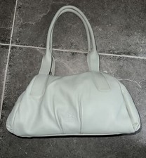 Ciccia Leather Dangle Bow Ball Shoulder Bag Handbag