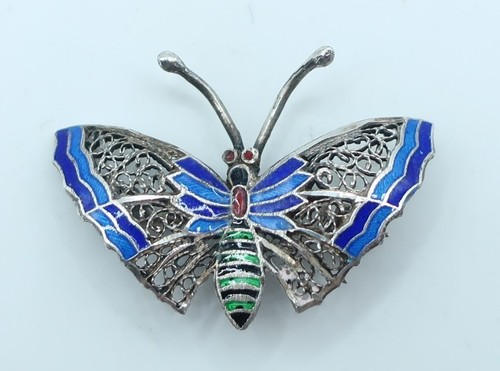 Vintage silver and - vintage, enamel