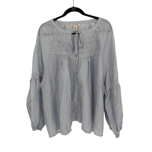 Laura ashley blue gauze - laura,