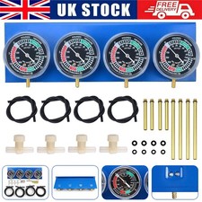 Motorcycle Carb Carburettor Vacuum Balancer Synchronizer Gauge 2/4 Cylinder Kit
