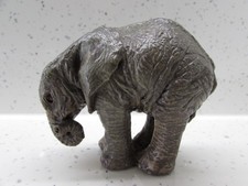 THE HERD Elephant ornament BLUE #3120 Martha Carey Elephant Figure Marty 1992