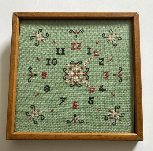 Vintage completed needlepoint - vintage,