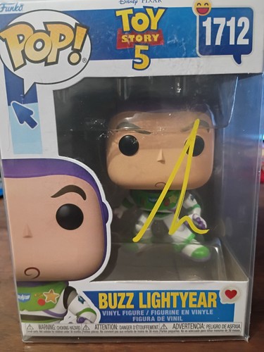 Autographed toy story buzz - autographed, 4