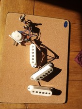 Complete Pickups, controls & wiring set from Tanglewood Electric Guitar (Strat)
