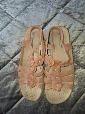 Cushion walk tan wedge - wedge, sandals