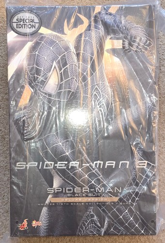 Hot toys spider man black - spider-man,