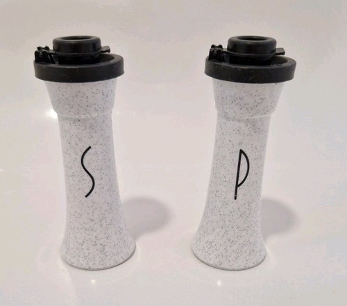 Retro tupperware salt pepper - salt, &