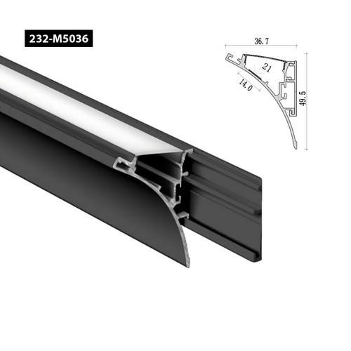 Black aluminium led - led, strip