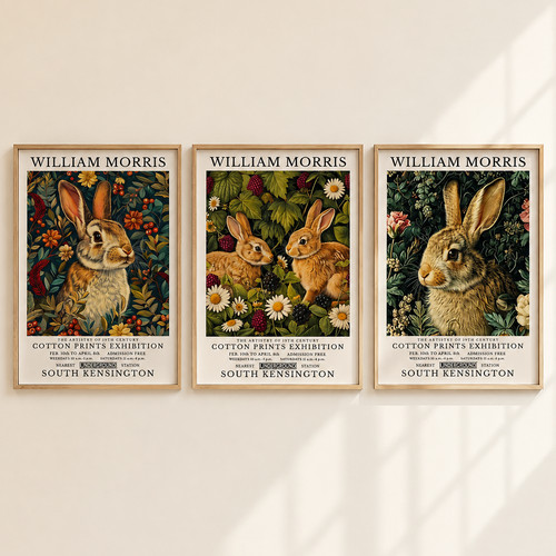 William morris rabbit - morris, wall