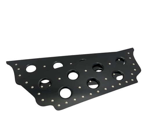 Custom riveted kickpanel set - riveted,