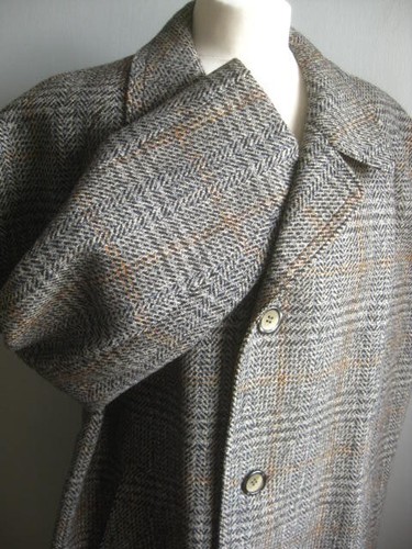 Vintage wool trench coat - vintage, 46