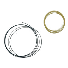 Violin or Viola Bow Grip Lapping Imitation Whalebone Yellow and Black - 97cm