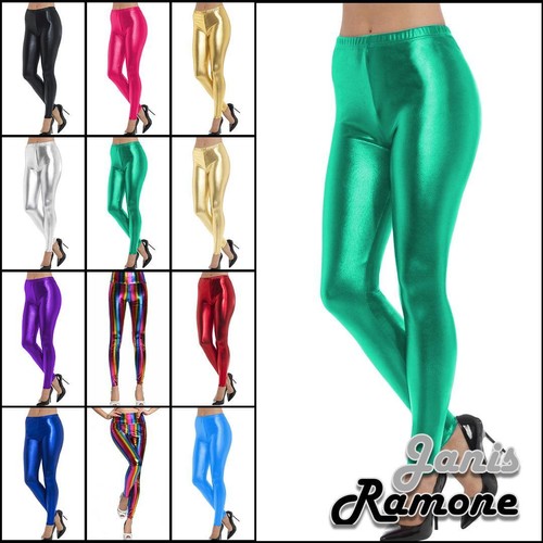 Womens leggings metallic - metallic, shiny