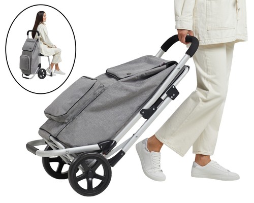 Seat shopping trolley - seat, grocery