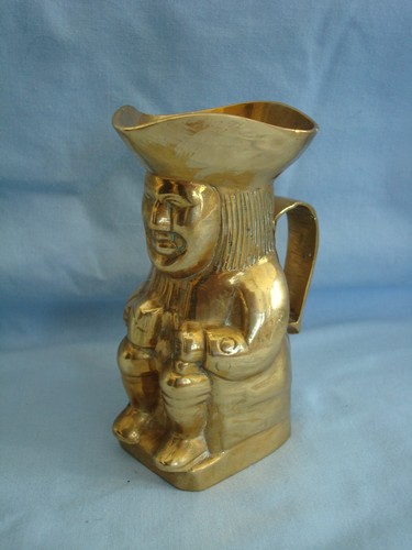 Vintage heavy 150ml brass toby - heavy,