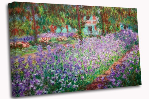 Monet irises the garden - monet,