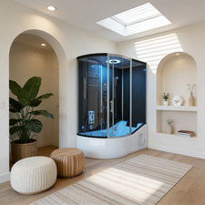 Steam Shower Whirlpool Bath