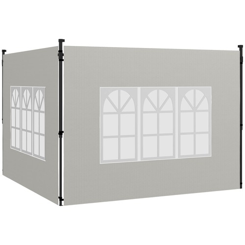 Outsunny gazebo side panels - outsunny,
