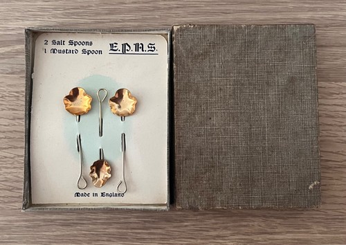 Vintage epns salt mustard - vintage,