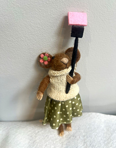 Felt mouse with - mouse,