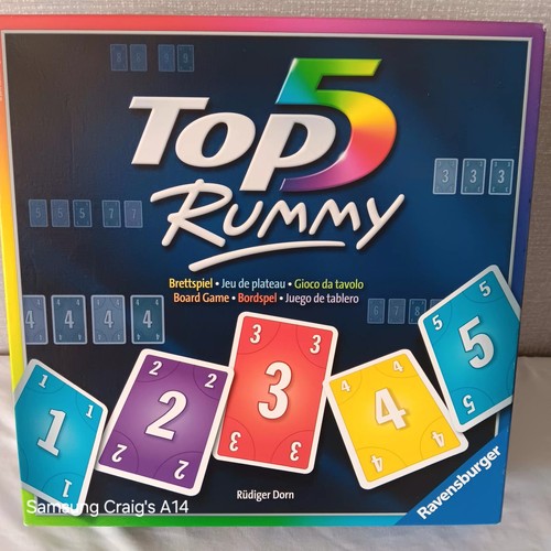 Top rummy board - game, never