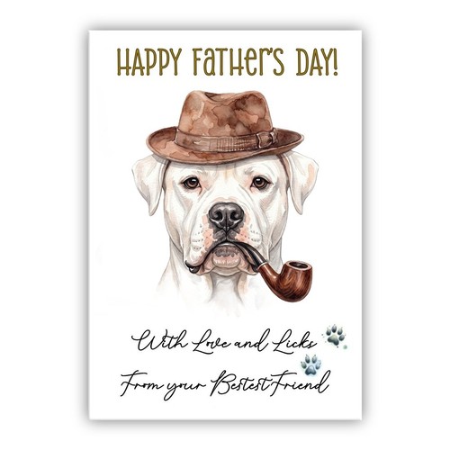 American bulldog father - bulldog, father’s