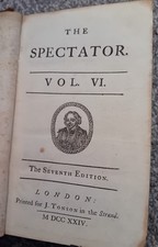Rare! The Spectator 1724