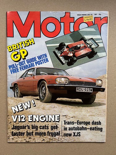 Jaguar xjs motor magazine - xjs-he,