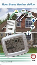 Digital Weather forecast station with  Sunrise and Sunset times and moon phase