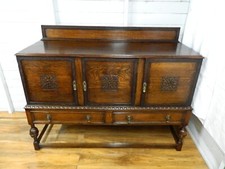 Edwardian Oak Sideboard, 1910s
