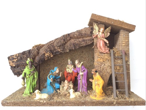 Rare vintage nativity scene - nativity,