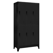 Locker cabinet Black Steel