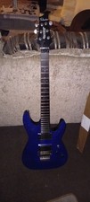 Schecter Diamond Series Demon FR . with EMG 61 and 81 in blue mettalic 