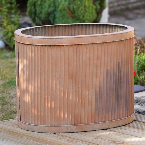 Dolly tub planter copper - dolly,