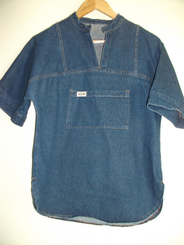 Vintage denim ladies top - , size