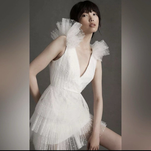 Monique lhuillier white - ml,