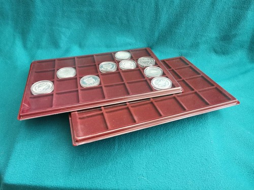 Coin tray dark red eu - dark,