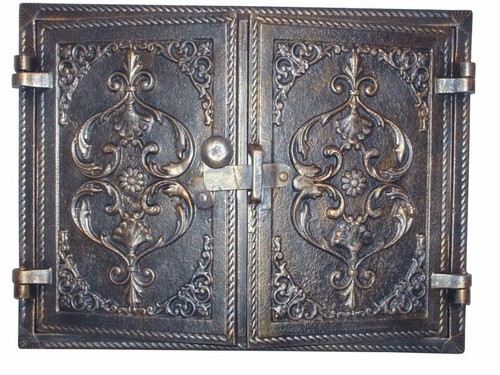 Cast iron fire - cast, clay