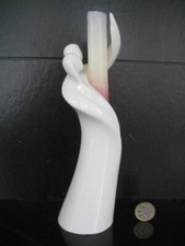 CIRCLE OF LOVE ENESCO 909029 LIGHT OF LOVE WHITE FIGURE CANDLESTICK ORNAMENT