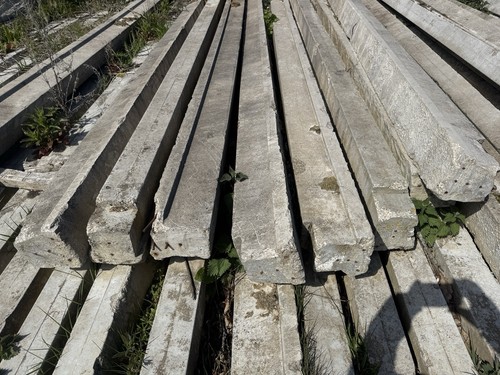 Pre stressed concrete beams - stressed,