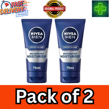 NIVEA Men Protect & Care Rehydrating Moisturiser 75ml x2