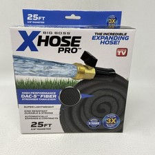 BIG BOSS XHOSE PRO  THE INCREDIBLE XPANDING HOSE 25FT HIGH PERFORMANCE NEW