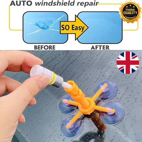Car windshield repair kit fix - car,