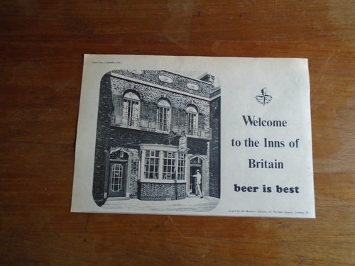 Vintage adverts beer is - ,