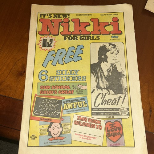 Nikki for girls comic vintage - girls,