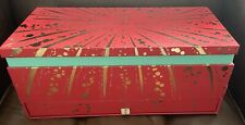 Fortnum & Mason Red & Gold Champagne & Chocolates EMPTY Gift Box Christmas
